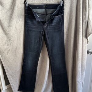 WHBM Women's Midnight Blue Boot Cut Jeans